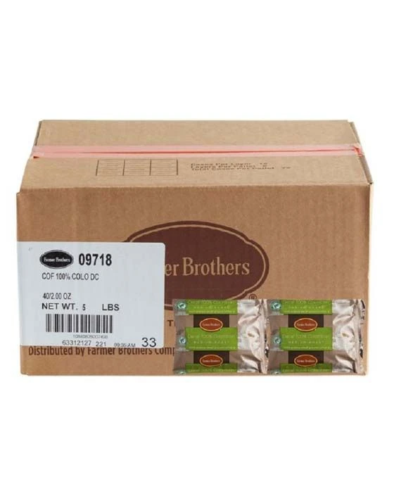 100% Colombian Decaf Ground Coffee 40 Pk 2 Oz By Farmer Brothers 4 100% Colombian Decaf Ground Coffee 40 Pk 2 Oz By Farmer Brothers - Image 2