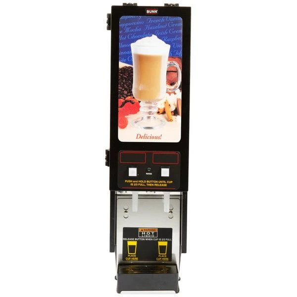 BUNN® Bunn SET00.0200 FMD-2 BLK Fresh Mix Cappuccino / Espresso Machine Hot Beverage Dispenser With 2 Hoppers 8 BUNN® Bunn SET00.0200 FMD-2 BLK Fresh Mix Cappuccino / Espresso Machine Hot Beverage Dispenser With 2 Hoppers - Image 6
