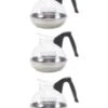 BUNN® BUNN 06100.0101: Easy Pour® Coffee Decanter, 3 Pack -Drink Series Store 3 black easy pour 2nd