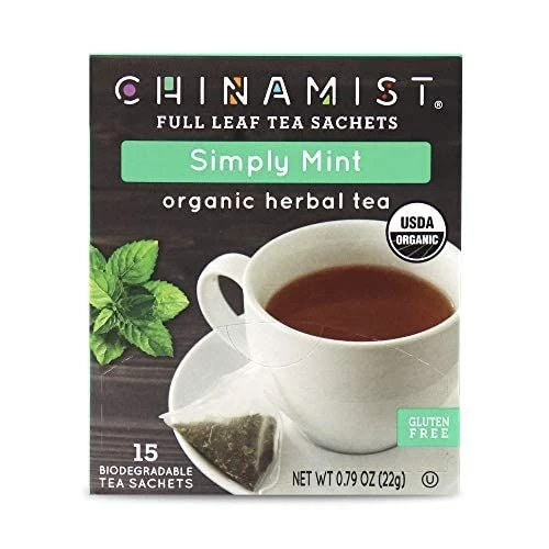 China Mist - Simply Mint Herbal Full Leaf Tea Sachet, 2 Boxes 15 Count Each 6 China Mist - Simply Mint Herbal Full Leaf Tea Sachet, 2 Boxes 15 Count Each - Image 4