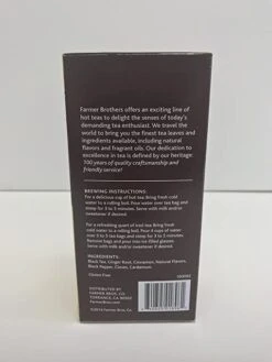 Farmer Brothers Premium: Chai Spice Hot Tea, 6/25 Ct Tea Boxes -Drink Series Store 81cikjmfhsl. sy679 1