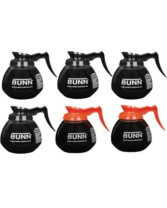 BUNN® BUNN 42401.0106 : Coffee Decanter Case Of 6 Glass Pots (4 Regular, 2 Decaf) 3 BUNN® BUNN 42401.0106 : Coffee Decanter Case Of 6 Glass Pots (4 Regular, 2 Decaf)