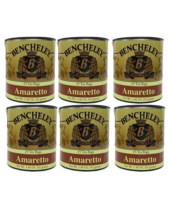 Bencheley Tea Bags, 6/25 Ct Amaretto Tea 3 Bencheley Tea Bags, 6/25 Ct Amaretto Tea