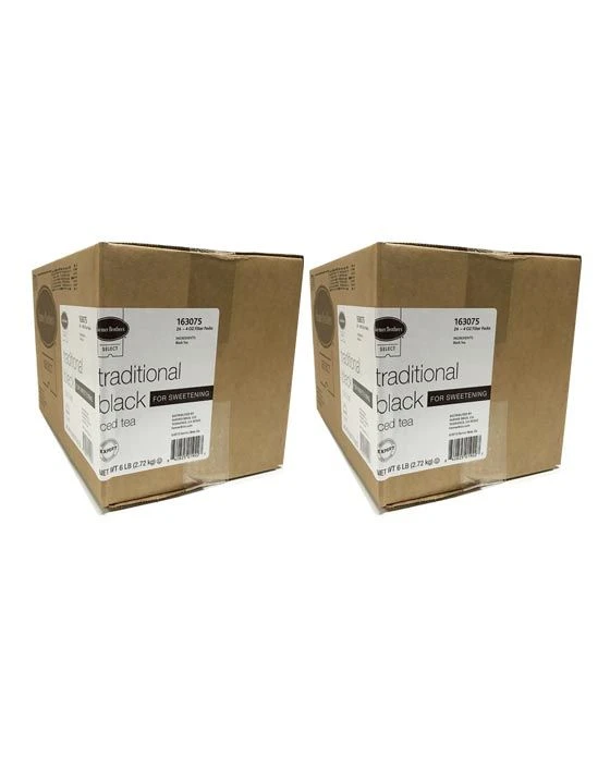 Farmer Brothers Black Iced Tea For Sweetening, 2 Boxes - 24/4 Oz 3 Farmer Brothers Black Iced Tea For Sweetening, 2 Boxes - 24/4 Oz