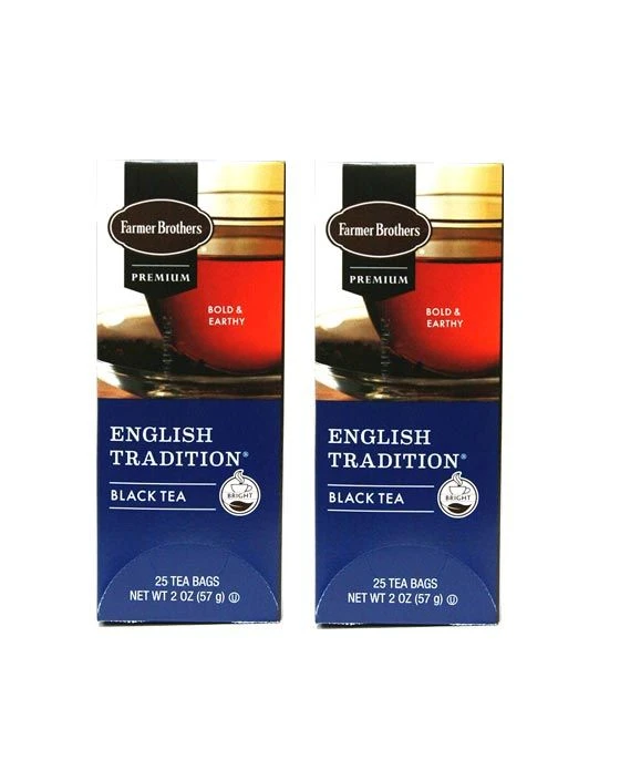 Farmer Brothers Premium: English Tradition, 2/25 Ct Tea Boxes 3 Farmer Brothers Premium: English Tradition, 2/25 Ct Tea Boxes