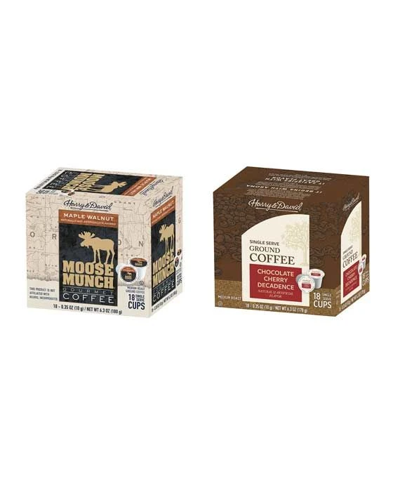 Harry & David Coffee Combo, Maple Walnut, Chocolate Cherry Decadence 2/18 Ct Boxes 3 Harry & David Coffee Combo, Maple Walnut, Chocolate Cherry Decadence 2/18 Ct Boxes