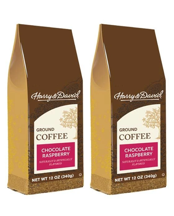 Harry & David Chocolate Raspberry Ground Coffee, 2 Bags (12 Oz Each) 3 Harry & David Chocolate Raspberry Ground Coffee, 2 Bags (12 Oz Each)