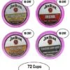 Jim Beam Coffee Single Serve Cups, Assorted Flavors,18 Cups Each -Drink Series Store Jim Beam Coffee Single Serve Cups Assorted Flavors 72 cups 2nd