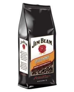 Jim Beam Spiced Honey Bourbon Flavored Ground Coffee, 1 Bag (12 Oz)