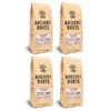 Ancient Roots Hazelnut Medium Roast Flavored Mushroom Ground Coffee 4/12 Oz Bags -Drink Series Store ancient roots hazelnut flavored mushroom coffee hazelnut coffee4bags