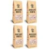 Ancient Roots Sea Salted Caramel Flavored Mushroom Medium Roast Ground Coffee, 4/12 Oz Bags