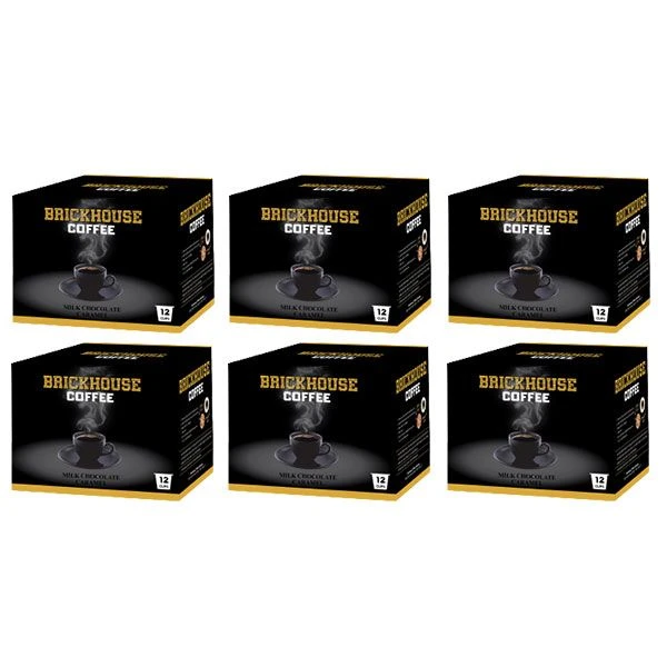 Brickhouse Single Serve Coffee, Milk Chocolate Caramel, 72 Count 3 Brickhouse Single Serve Coffee, Milk Chocolate Caramel, 72 Count
