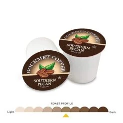 Caffe Noir Gourmet Coffee Southern Pecan, Single Serve Beverage Cups, 6 Box 12 Count Each -Drink Series Store caffenoirsouthern pecan 1