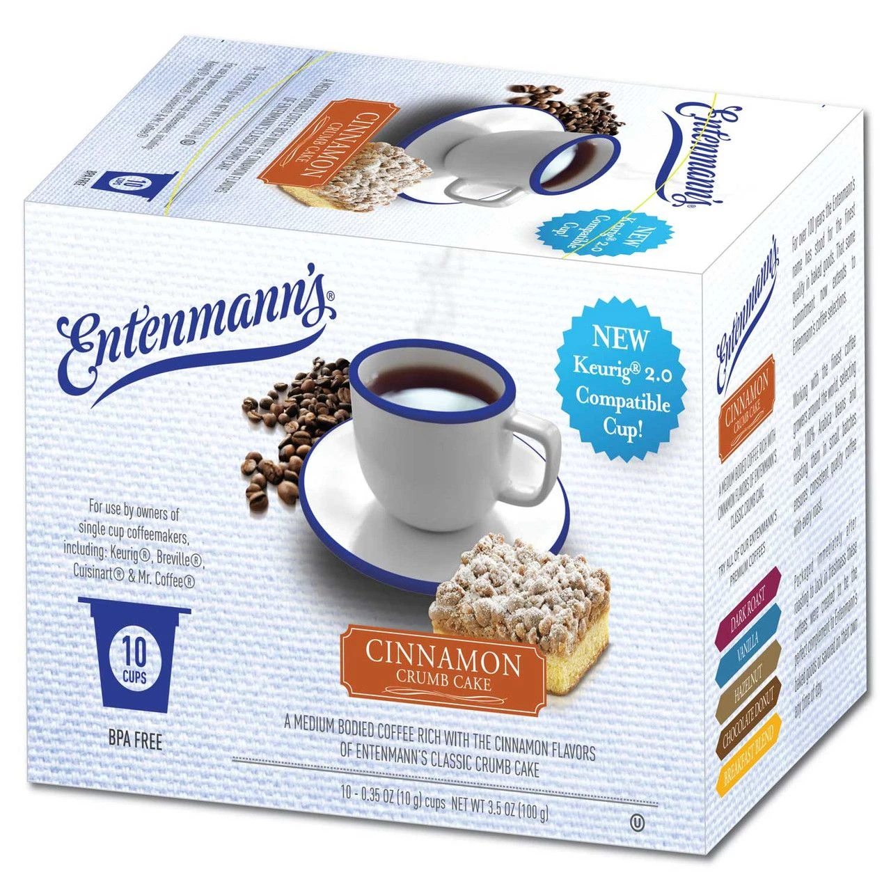 Entenmann's Cinnamon Crumb Cake Single Serve Cups, 200 Count 4 Entenmann's Cinnamon Crumb Cake Single Serve Cups, 200 Count - Image 2