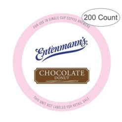 Entenmann's Single Serve Coffee, Chocolate Donut (200 Cups)