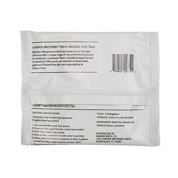 Farmer Brothers Premium Sweet Watermelon Iced Tea Filterpacks (24 Count) 4 Farmer Brothers Premium Sweet Watermelon Iced Tea Filterpacks (24 Count) - Image 2