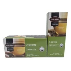 Farmer Brothers Premium: Green Tea, 2/25 Ct Tea Boxes -Drink Series Store fbgreentean1 2