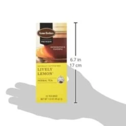 Farmer Brothers Premium Lively Lemon Hot Tea, 6/25 Ct Tea Boxes -Drink Series Store fbliveltlemon3 1