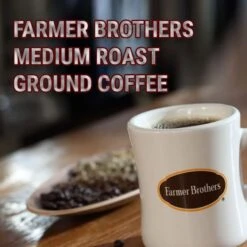 Farmer Brothers Medium Roast Ground Coffee (6 Bags/5 Lbs) -Drink Series Store fbmediumroadstcoffee 1 2