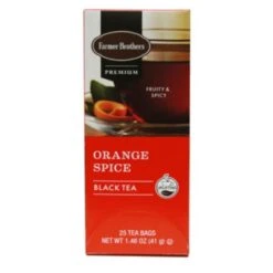 Farmer Brothers Premium: Orange Spice Hot Tea, 2/25 Ct Tea Boxes -Drink Series Store fboraangespiceteap3