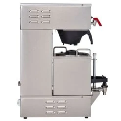 Curtis GEM-120A-10 Gemini Stainless Steel Analog Satellite Coffee Brewer - 120V -Drink Series Store gem 120a 10 i1