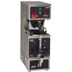 Curtis GEM-120A-10 Gemini Stainless Steel Analog Satellite Coffee Brewer - 120V -Drink Series Store gem 120a 10 i4