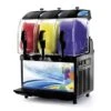 Crathco I-PRO 3M W/ LIGHT (1206-005) Black 24" Countertop Triple 2.9 Gallon Granita / Slushy / Frozen Beverage Dispenser With Lighted Front Panel And Mechanical Controls, 115V -Drink Series Store i pro 3 frozen granita dispensers 1206 005