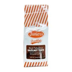 Junior's Most Fabulous Hazelnut Torte, Medium Roast Ground Coffee, 6/12 Oz Bags 10 Junior's Most Fabulous Hazelnut Torte, Medium Roast Ground Coffee, 6/12 Oz Bags -Drink Series Store juniorhazelnut 1 2