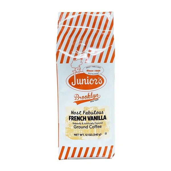 Junior's Most Fabulous French Vanilla Ground Coffee, 12 Oz Bag 3 Junior's Most Fabulous French Vanilla Ground Coffee, 12 Oz Bag