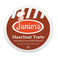 Junior's Most Fabulous Hazelnut Torte, Medium Roast Single Single Serve 2/18 Ct 8 Junior's Most Fabulous Hazelnut Torte, Medium Roast Single Single Serve 2/18 Ct -Drink Series Store juniors most fabulous hazelnut torte medium roast single single serve 1