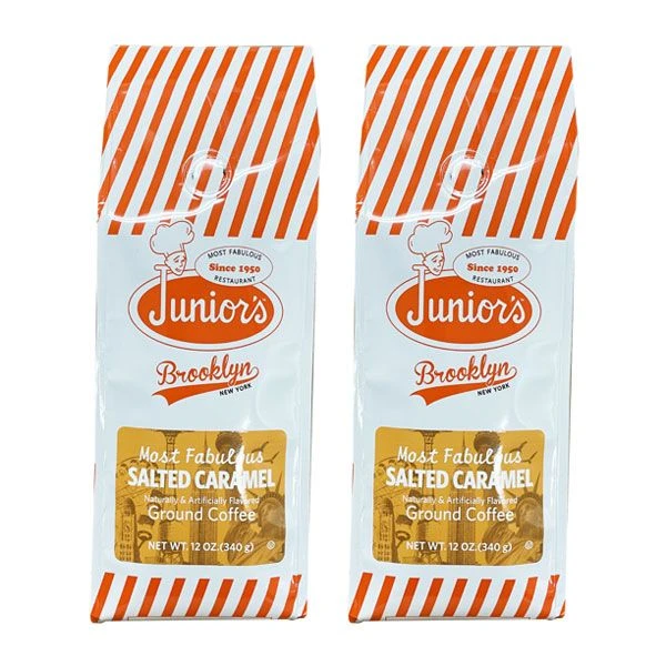 Junior's Most Fabulous Salted Caramel Ground Coffee, 2/12 Oz Bag 3 Junior's Most Fabulous Salted Caramel Ground Coffee, 2/12 Oz Bag