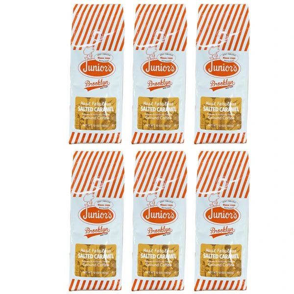 Junior's Most Fabulous Salted Caramel Ground Coffee, 6/12 Oz Bag 3 Junior's Most Fabulous Salted Caramel Ground Coffee, 6/12 Oz Bag