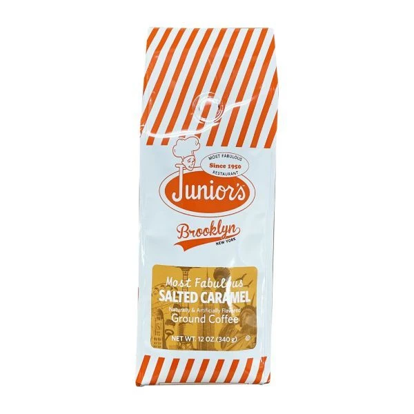 Junior's Most Fabulous Salted Caramel Ground Coffee, 6/12 Oz Bag 8 Junior's Most Fabulous Salted Caramel Ground Coffee, 6/12 Oz Bag - Image 6