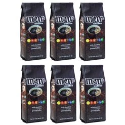 M&M's Milk Chocolate, Naturally And Artificially Flavored Ground Coffee, (6 Bags/10 Oz) -Drink Series Store m ms milk chocolate naturally and artificially flavored ground coffee 6 bags
