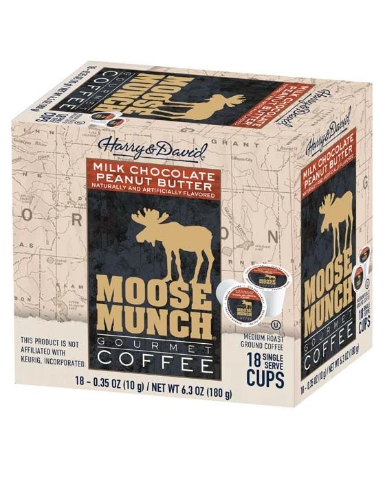 Moose Munch Milk Chocolate Peanut Butter Single Serve Cups, 2/18 Count 4 Moose Munch Milk Chocolate Peanut Butter Single Serve Cups, 2/18 Count - Image 2