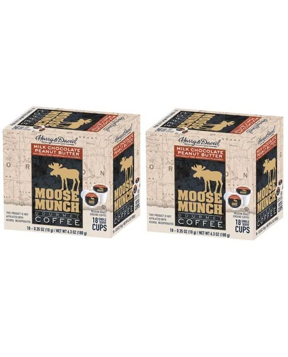 Moose Munch Milk Chocolate Peanut Butter Single Serve Cups, 2/18 Count 3 Moose Munch Milk Chocolate Peanut Butter Single Serve Cups, 2/18 Count