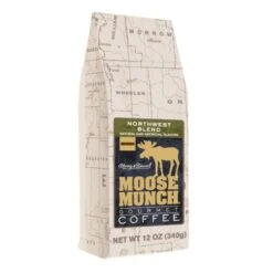 Harry & David Northwest Blend Moose Munch Ground Coffee - 2 Bags(12 Oz Each) -Drink Series Store nb1