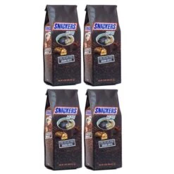 Snickers Caramel, Peanuts, Nougat And Chocolate, Naturally And Artificially Flavored Ground Coffee, 4/10 Oz Bags