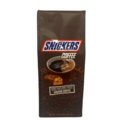 Snickers Caramel, Peanuts, Nougat And Chocolate, Naturally And Artificially Flavored Ground Coffee, 6/10 Oz Bags -Drink Series Store snickers1 3